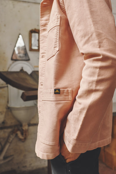 Le Mont St Michel - Genuine Work Jacket - Ash Pink