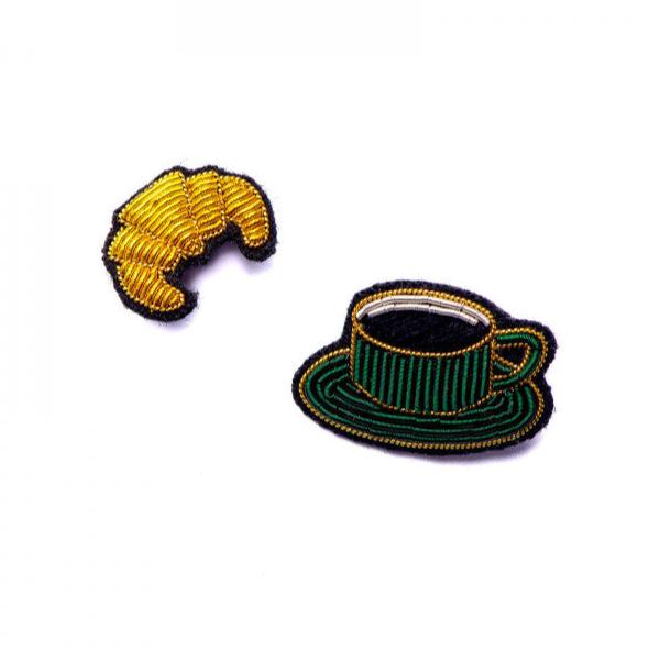 Macon et Lesquoy - Coffee + Croissant - Brooch